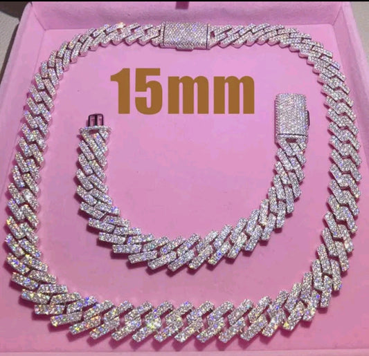 VVS 15mm Diamond Neck Chain / Bracelet Chain